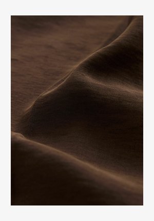 Next, TALL FIT - ELASTIC BACK BARREL LEG - Pantalon classique - brown