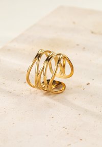 Hey Happiness OPEN WEAVE - Ring - gold-coloured