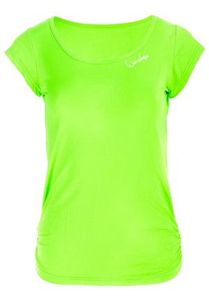 Winshape T-Shirt print - neon green