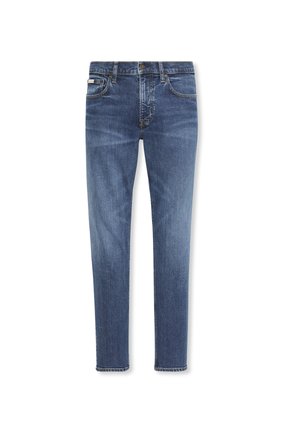 Calvin Klein Jeans, SLIM - Jeans Tapered Fit - sahara sand