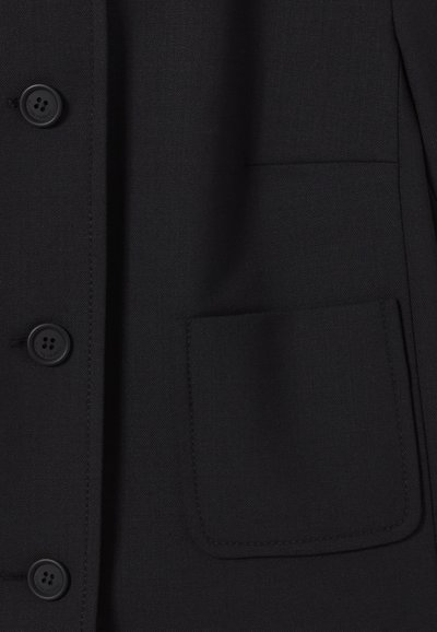 Claudie Pierlot VESTE BOÎTE LAINE MÉLANGÉE - Chaqueta fina - noir
