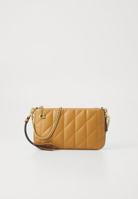 COACH - QUILTED PILLOW POUCH BAG - Clutch - honey brown Miniatyrbilde 1