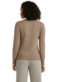 FALKE Strickpullover - oak mel