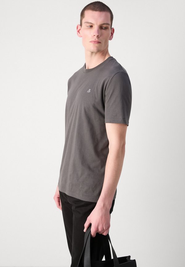 SHORT SLEEVE LOGO PRINT - Basic T-shirt - gray4