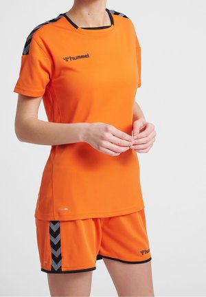 T-shirt imprimé - orange