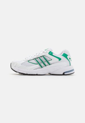 RESPONSE CL W - Sneakers basse - cloud white/semi court green/core black