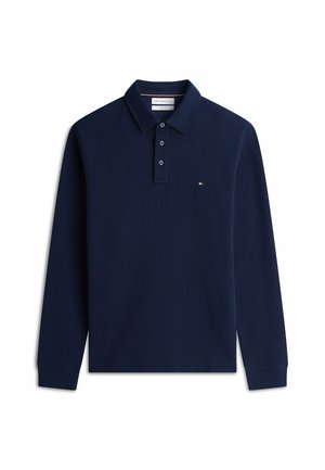 Tommy Hilfiger, LS WAFFLE REG POLO - Maglietta a manica lunga - carbon navy