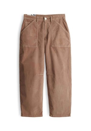 OPUS, MID RISE BARREL FIT - Broek - light mocca