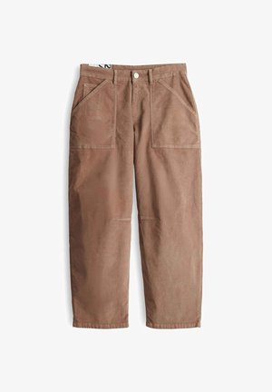 OPUS, MID RISE BARREL FIT - Broek - light mocca