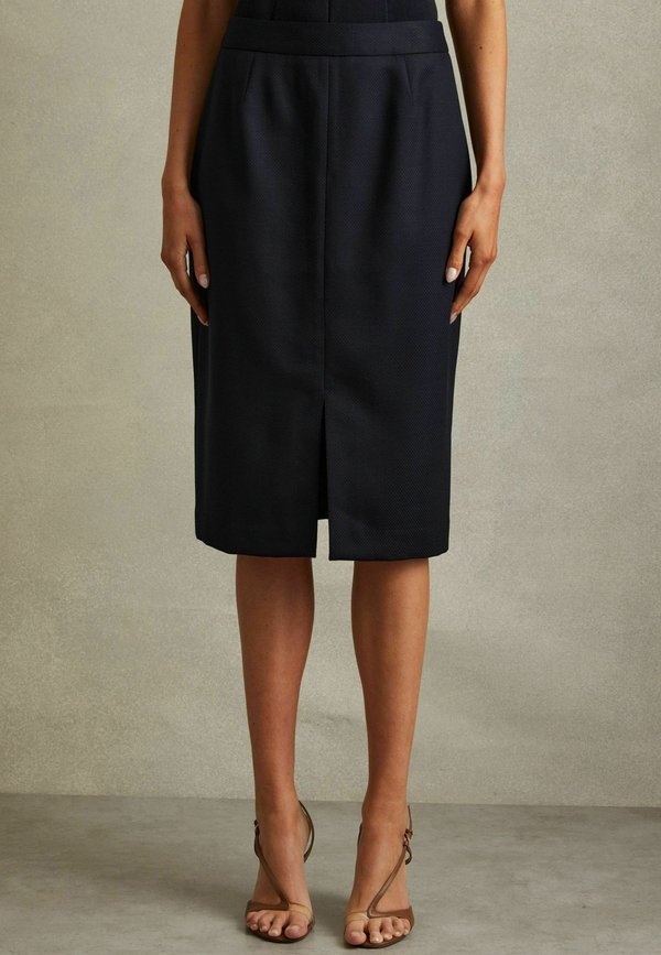 REGULAR FIT - HALLIE TEXTURED MIDI - Bleistiftrock