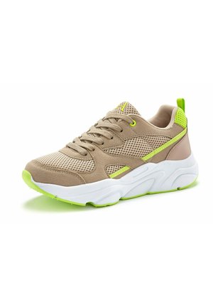 SNEAKER - Sneakers basse - nude/gelb