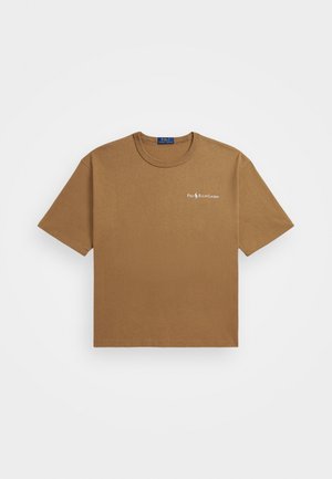 Polo Ralph Lauren RELAXED FIT LOGO JERSEY T-SHIRT - Základné tričko - rustic tan