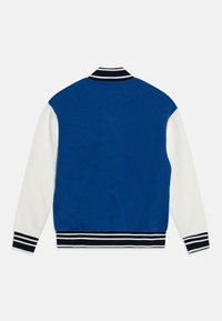 Jack & Jones Junior JORCOLE VARSITY - Sudadera con cremallera - mazarine blue