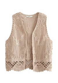 Next SLEEVELESS   REGULAR FIT - Vestă - mottled beige