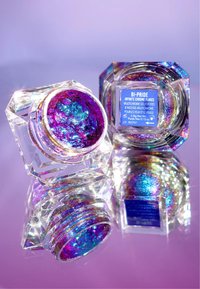 Danessa Myricks Beauty DMB INFINITE CHROME FLAKES BI-PRIDE - Eyeshadow - ocean blue with vivid amethyst shift