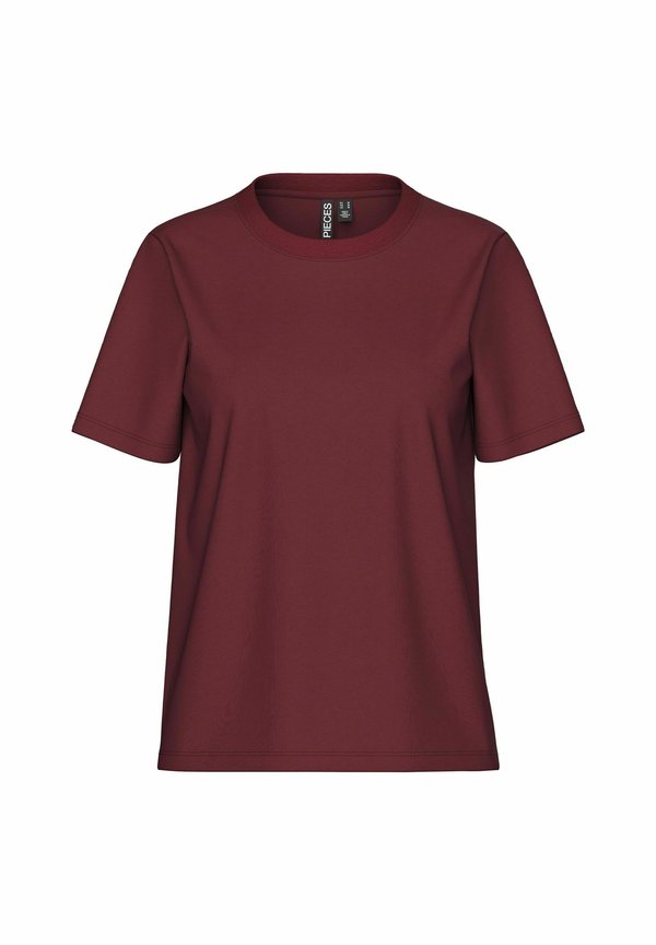 PCRIA SOLID TEE - Basic T-shirt - tawny port2