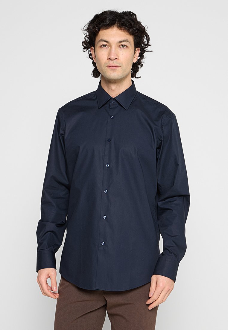 Boss Zakelijk overhemd donkerblauw Boss Zakelijk overhemd donkerblauw