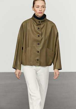 Massimo Dutti, - Kurtka skórzana