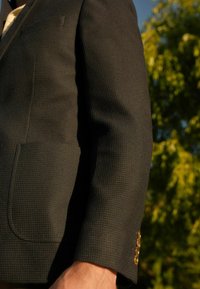 Next SLIM FIT  - Bleizers - navy waffle