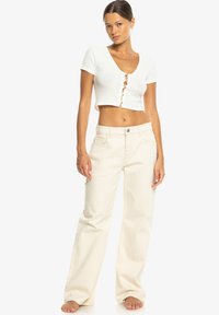 Roxy BORN WITH IT-CROP - Gilet - white