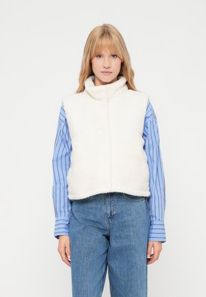 ONLSANDRA LIFE - Vest - cloud dancer