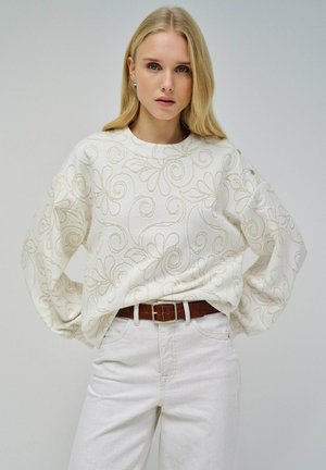 LANGARM - Sudadera - weiß