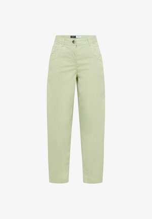 Cecil, BARREL LEG HOSE IN PAPERTOUCH QUALITÄT - Pantalones - raw matcha lime