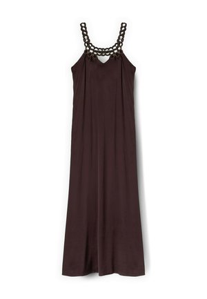 Motivi, MAXI ABITO CON DETTAGLIO METALLICO - Maxikleid - marrone