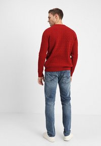 TOM TAILOR Denim Piers 10122 Men's Slim Jeans - Destroyed Light Stone Blue Denim 32W / 32L
