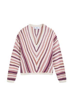STRIPES V - Jersey de punto - ecru multicolor