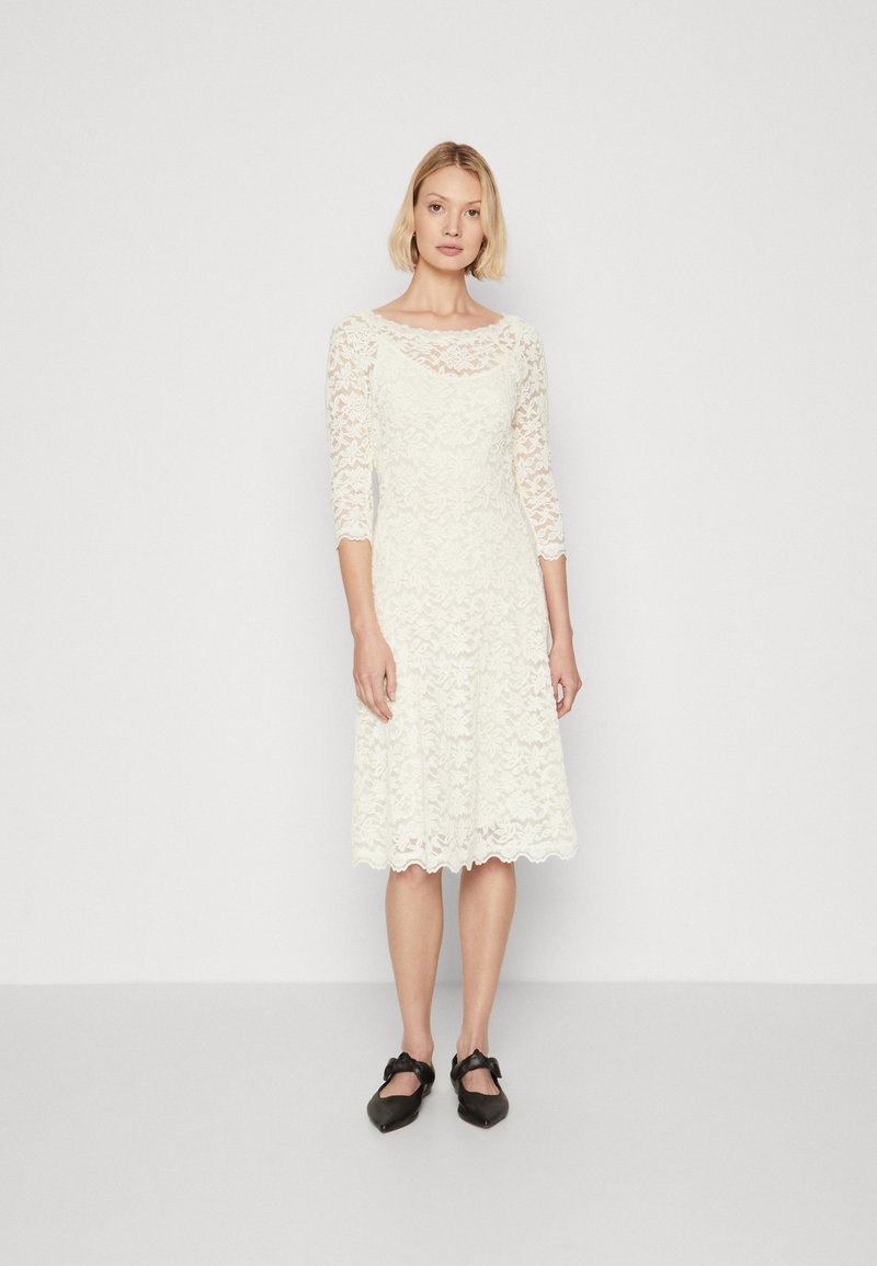 Rosemunde - DRESS 3/4 - Rochie cocktail/Rochie petrecere - ivory, Extindeți