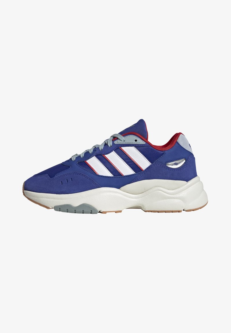 adidas Originals RETROPY F90 UNISEX - Tenisky - semi lucid blue/off white/better scarlet