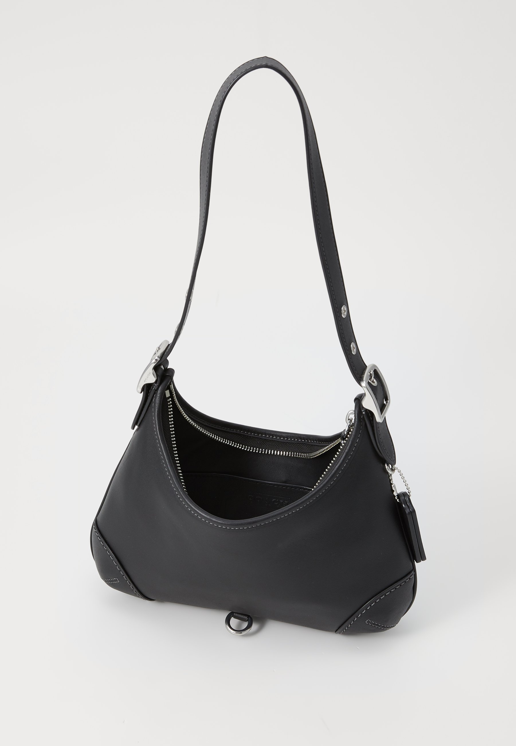 未使用級 Coach Hobo Hand Bag Black COACH Beuteltasche BROOKLYN in schwarz