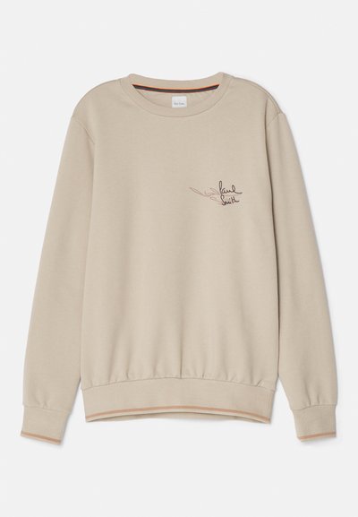 Paul Smith WITH CHEST EMBROIDERY - Sweatshirt - beige