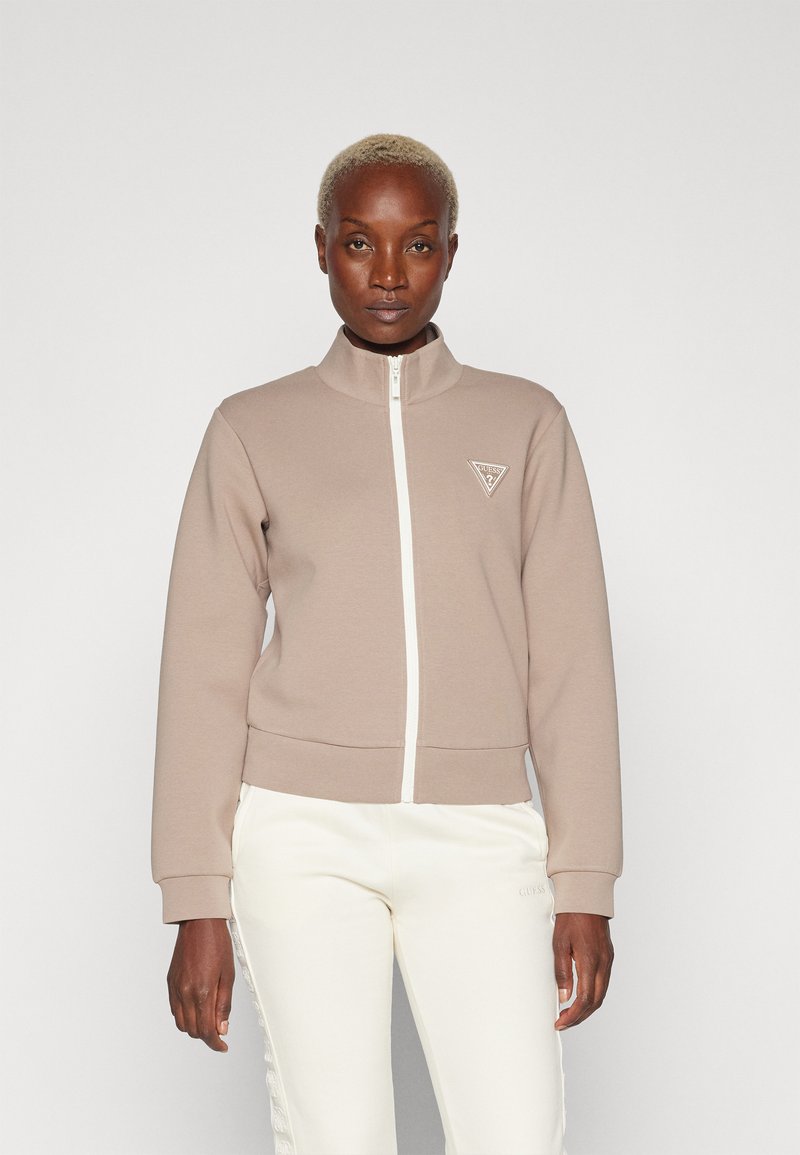 Guess ANN FULL ZIP - Zip-up sweatshirt - weathered grey