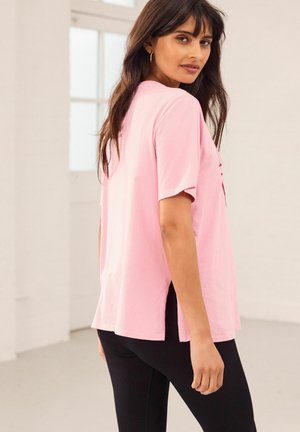 REGULAR FIT - MATERNITY NURSING BOXY - Trükipildiga T-särk - pink