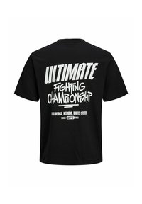 Camiseta negra con texto blanco que dice "Ultimate Fighting Championship, Las Vegas, Nevada, Estados Unidos, desde UFC 1993" en la parte de atrás.