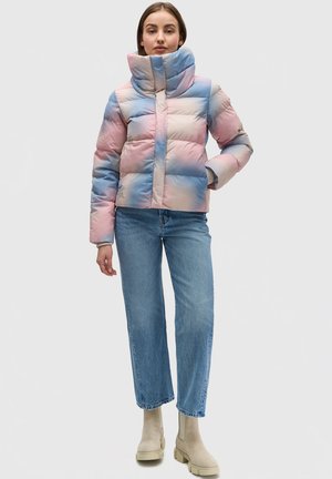 Lunis Ombre - Winterjas - cinnamon combo