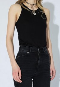 Dr.Denim MOXY STRAIGHT - Straight leg jeans - black mist