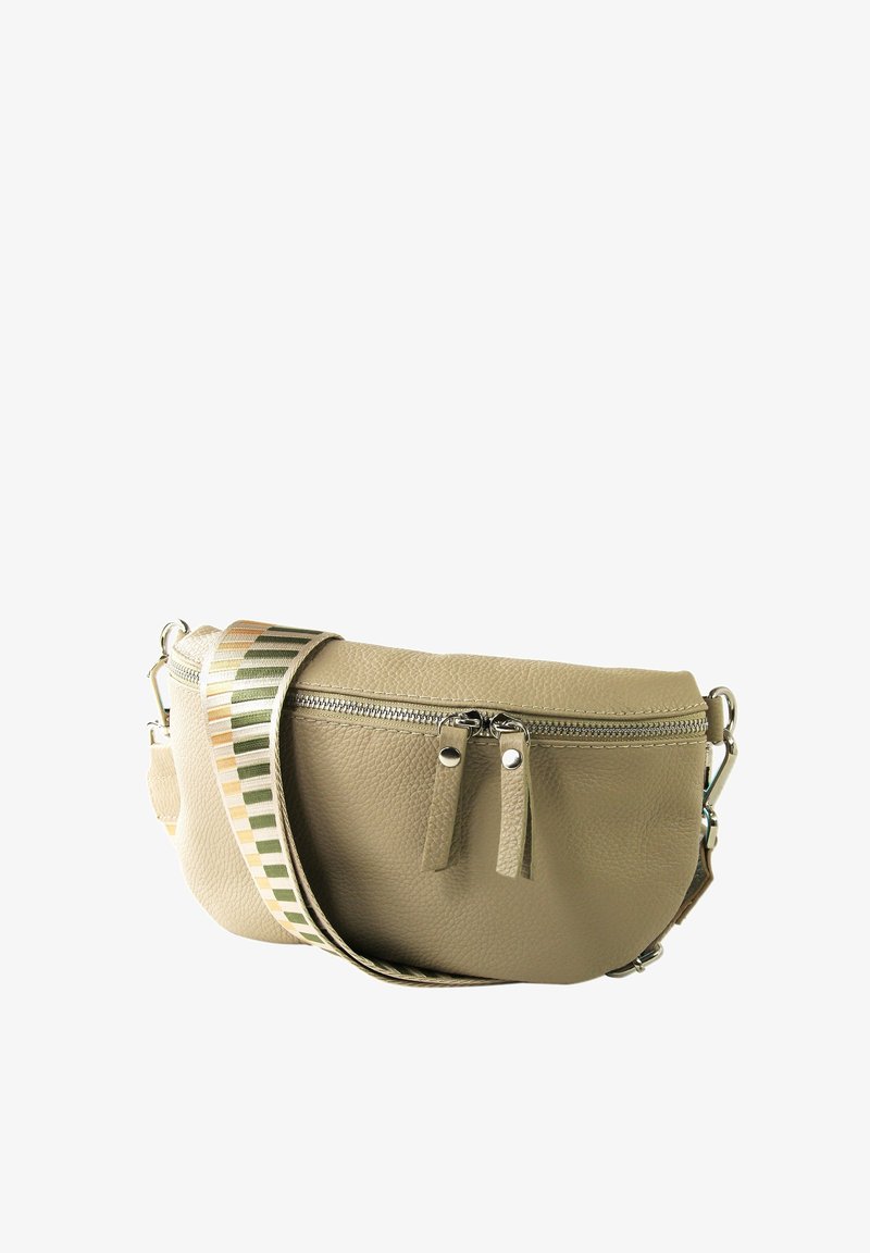 DrachenLeder TOSCANTO - Heuptas - taupe beige mehrfarbig