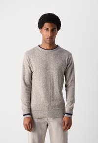 Scotch & Soda REGULAR FIT CREW NECK - Jumper - plaza taupe melange