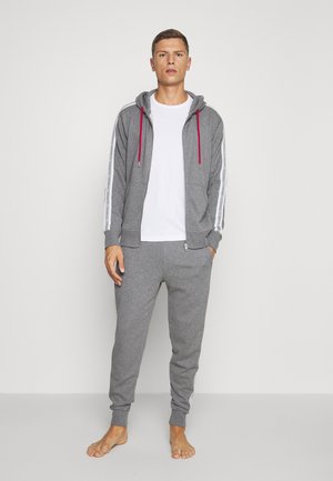 MAXWELL 3 PACK - Pyjama top - bright white/grey marl/black
