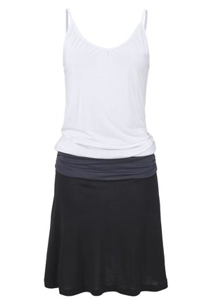 Beach Time Jersey dress - schwarz-grau