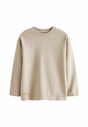 HEAVYWEIGHT  - REGULAR FIT - Pikkade varrukatega topp - natural
