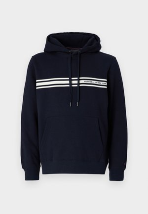 CENTRAL CHEST STRIPE HOODY UNISEX - Sportska majica - desert sky