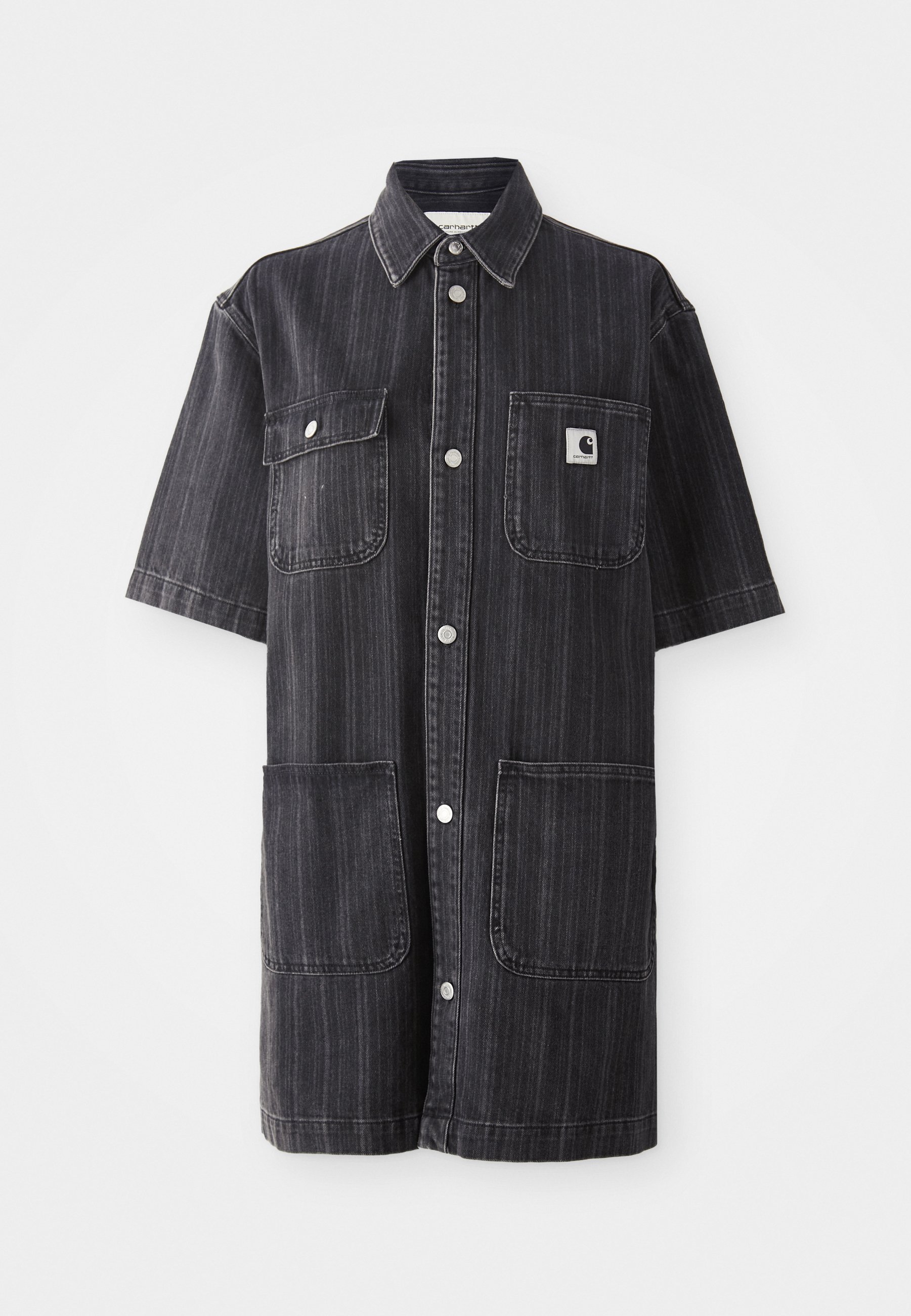 Carhartt WIP RYLAN DRESS - Denimové šaty - black stone washed