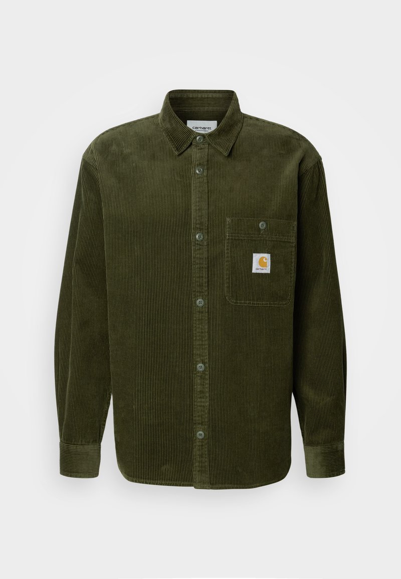 Carhartt WIP FLINT SHIRT - Shirt - office green rinsed/dark green  