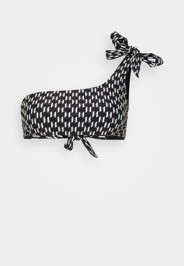 MONOGRAM ONE SHOULDER TIE - Bikini top3