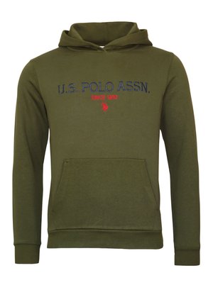 Kapuzenpullover - olive