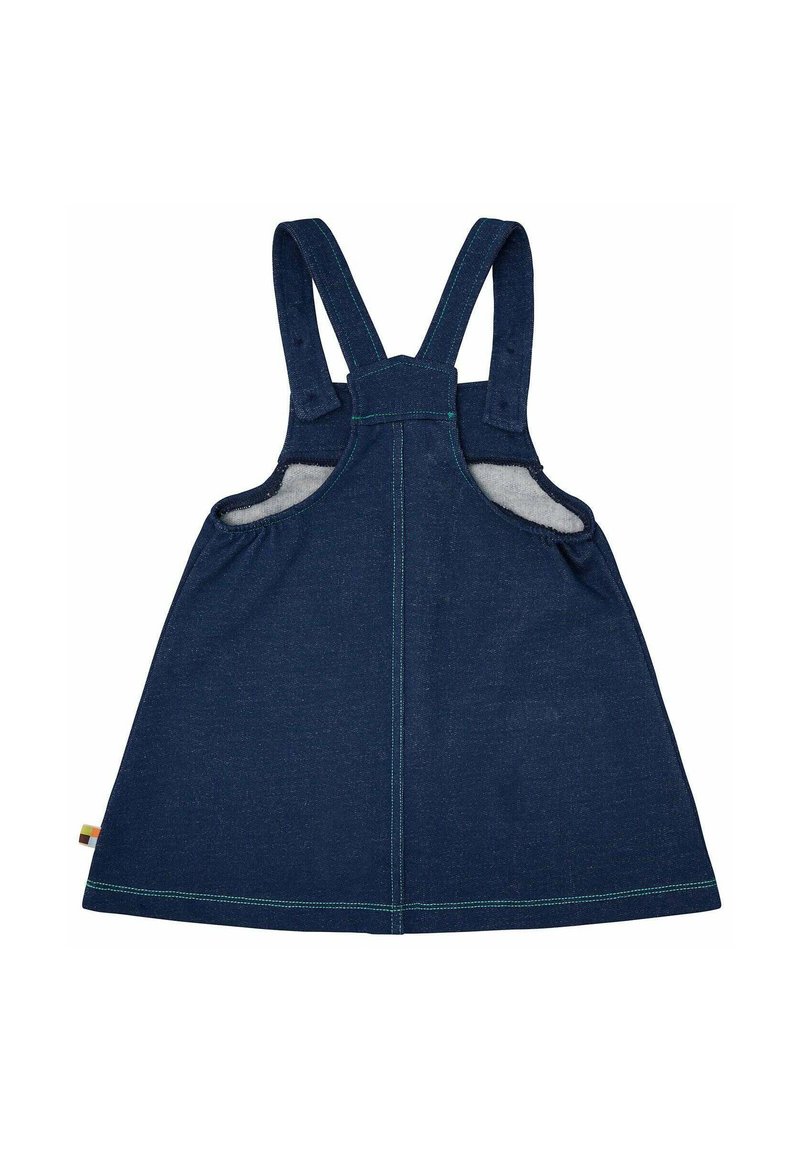 loud denim dress Loud Apparel Sleevless Denim Learn Dress Light Grey Wash / 2A
